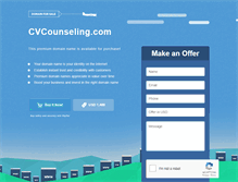 Tablet Screenshot of cvcounseling.com